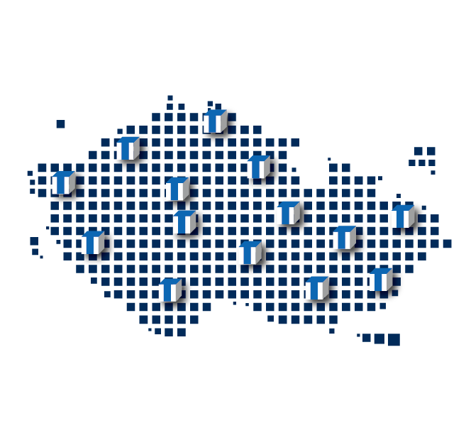 Mapa ČR